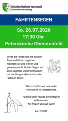 Fahrtensegen 2026